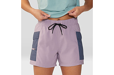 Image of Mountain Hardwear Trail Sender Short - Womens, Daze, Blue Slate, Large, 2067931533-L