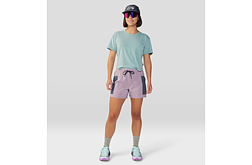 Image of Mountain Hardwear Trail Sender Short - Womens, Daze, Blue Slate, Large, 2067931533-L