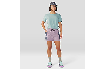 Image of Mountain Hardwear Trail Sender Short - Womens, Daze, Blue Slate, Large, 2067931533-L