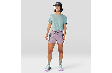 Image of Mountain Hardwear Trail Sender Short - Womens, Daze, Blue Slate, Large, 2067931533-L