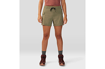 Image of Mountain Hardwear Trail Sender Short - Womens, Light Army, Large, 2067931333-L