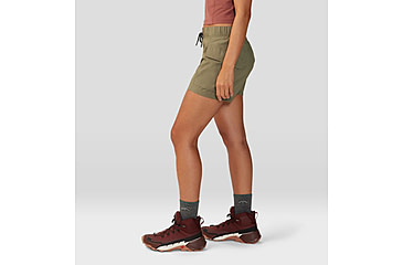 Image of Mountain Hardwear Trail Sender Short - Womens, Light Army, Large, 2067931333-L