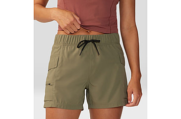 Image of Mountain Hardwear Trail Sender Short - Womens, Light Army, Large, 2067931333-L