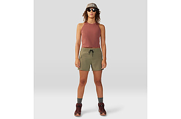Image of Mountain Hardwear Trail Sender Short - Womens, Light Army, Large, 2067931333-L