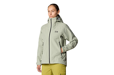 Image of Mountain Hardwear TrailVerse GORE-TEX Jacket - Womens, White Sage, S, 190423032419