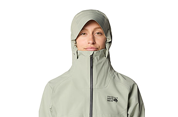 Image of Mountain Hardwear TrailVerse GORE-TEX Jacket - Womens, White Sage, S, 190423032419