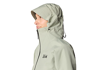 Image of Mountain Hardwear TrailVerse GORE-TEX Jacket - Womens, White Sage, S, 190423032419