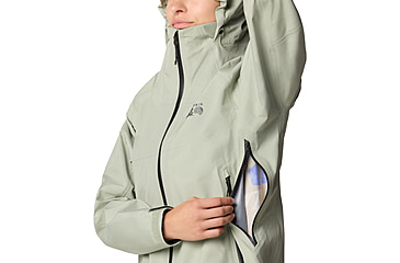 Image of Mountain Hardwear TrailVerse GORE-TEX Jacket - Womens, White Sage, S, 190423032419