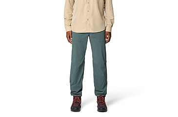 Image of Mountain Hardwear Traxion Trail Pant - Mens, Black Spruce, 36x32, 190423013746