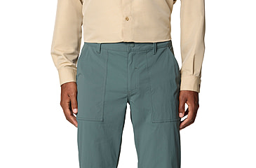 Image of Mountain Hardwear Traxion Trail Pant - Mens, Black Spruce, 36x32, 190423013746