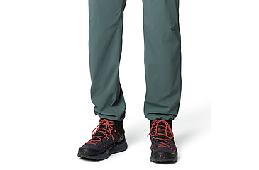 Image of Mountain Hardwear Traxion Trail Pant - Mens, Black Spruce, 36x32, 190423013746