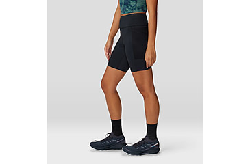 Image of Mountain Hardwear Yuba Trail Short - Womens, 5 in, Black, Large, 2067891010-L
