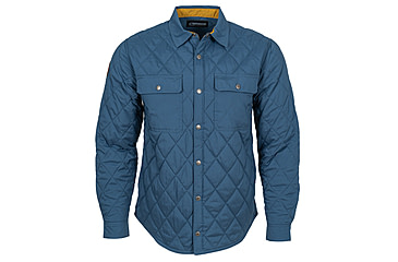 Image of Mountain Khakis Belton Quilted Shirtjac Classic Fit - Mens, Faded Indigo, XL, O86409FADED INDIGOXL