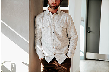 Image of Mountain Khakis Everett Pocket Shirt Classic Fit - Mens, Parchment, XL, N45102PARCHMENTXL