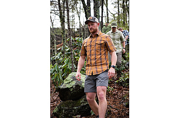 Image of Mountain Khakis Rodeo Short Sleeve Woven Shirt Classic Fit - Mens, Blue Ridge, L, O76405BLUE RIDGEL