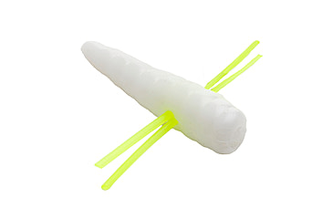 Image of Strike King Mr. Crappie Maxie Waxie Fishing Lure, Soft Plastic Grub, 0.75in, 6-Pack, Red Head, MRCMXWX75-228