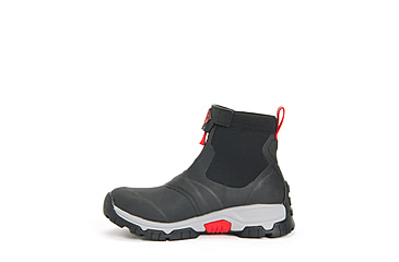 Image of Muck Boots Apex Zip Mid Boots - Mens, Black/Gray/Red, 13, AXMZ-106-BLK-130