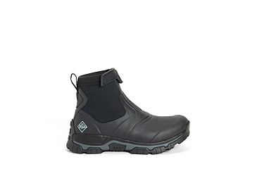 Image of Muck Boots Apex Zip Mid Boots - Mens, Black/Grey, 11, AXMZ-000-BLK-110