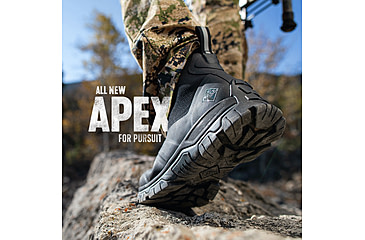 Image of Muck Boots Apex Zip Mid Boots - Men's, Brown/MOCT Camo, 7, AXMZ-MOC-CAM-070