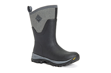 Image of Muck Boots Arctic Ice Grip A.T. Mid Boots - Women's, Black/Grey Geometric, 8, ASVMA-101-GRY-080
