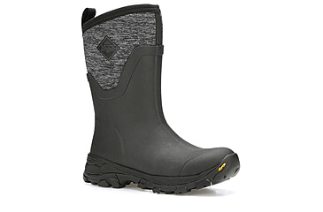 Image of Muck Boots Arctic Ice Grip A.T. Mid Boots - Women's, Black/Jersey Heather, 7, ASVMA-100-BLK-070