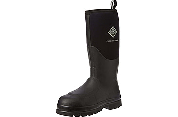 Image of Muck Boots Chore Tall Metatarsal Guard Steel Toe Boots - Men's, Black, 14, CHS-META-BLK-140