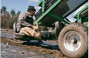 Image of Muck Boots Chore Tall Wateproof Rubber Work Boot - Mens, Black, 5, CHH-000A-BL-050