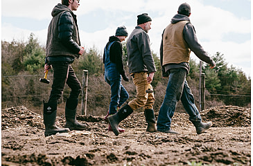 Image of Muck Boots Chore Tall Wateproof Rubber Work Boot - Mens, Black, 5, CHH-000A-BL-050