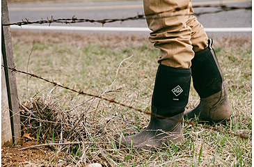 Image of Muck Boots Chore Tall Wateproof Rubber Work Boot - Mens, Black, 5, CHH-000A-BL-050