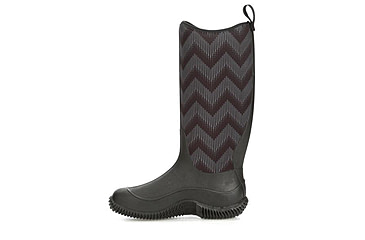 Image of Muck Boots Hale Multi-Season Boot - Womens, Black/Black Chevron, 9, HAW-1WAV-BLK-090