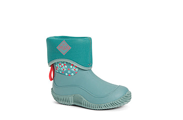 Image of Muck Boots Hale Rubber Boots - Kids, Trooper/Winter Floral, 10, KBH-2FLR-BLU-100