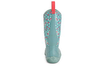 Image of Muck Boots Hale Rubber Boots - Kids, Trooper/Winter Floral, 10, KBH-2FLR-BLU-100