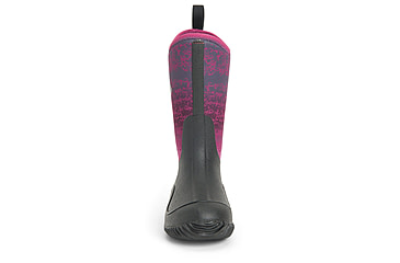 Image of Muck Boots Hale Rubber Boots - Youth, Black/Magenta Digi Terrain Fade, 4, KBH-004-BLK-040