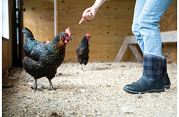 Image of Muck Boots Muckster II Mid Boot - Women's, 5 US, Medium, Black/Gray Plaid, WM2-1PLD-BLK-050