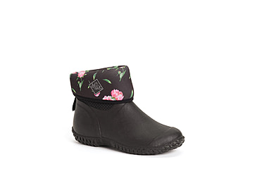 Image of Muck Boots Muckster II Mid Boot - Women's, 5 US, Medium, Black/Gray/Roses Print, WM2-1ROS-BLK-050