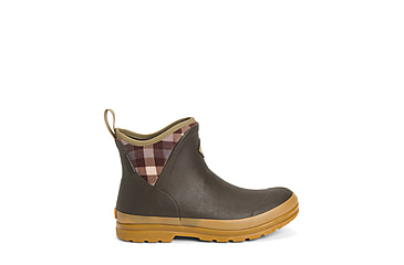 Image of Muck Boots Originals Ankle Boot - Womens, Brown/Plaid/Gum, 9, OAW-9PLD-BRN-090