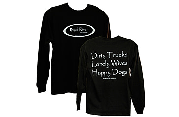 Image of Mud River Long Sleeve T-shirts - Small Black MRLS-SBL