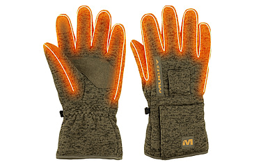 Image of Muddy Nucleus Heated Midweight Gloves - Mens, Brown Clay, LARGE, MUD-HT-MGLV-CL-L