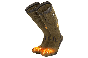 Image of Muddy Nucleus Heated Socks - Mens, Brown Clay, LARGE/XL, MUD-HT-SOCK-CL-LXL