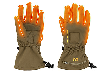 Image of Muddy Nucleus Heated Softshell Gloves - Mens, Brown Clay, LARGE, MUD-HT-GLV-CL-L