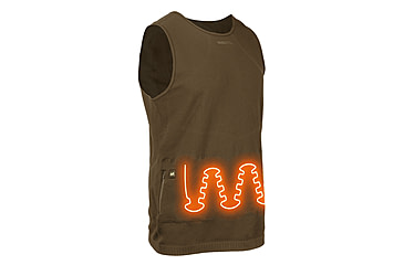 Image of Muddy Nucleus Heated Vest - Mens, Brown Clay, LARGE, MUD-HT-VEST-CL-L
