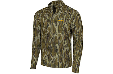 Image of Muddy TRX Lightweight Quarter Zip Top - Men's, Mossy Oak Bottomlands Camo, 2XL, MUD-LW-QZ-MOB-2X