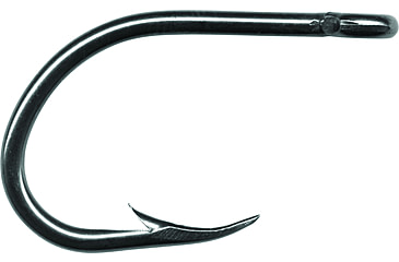 Image of Mustad Classic O'Shaughnessy Live Bait Hook, Beak Point, Heavy Wire, Ringed Eye, Black Nickel, Size 1/0, 8 per Pack, 94151-BN-1/0-8