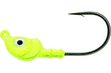 Image of Mustad Elite Inshore Darter Jighead, 1/16 oz Chartreuse, 4/Pack, SSD786-1/16-CH-4