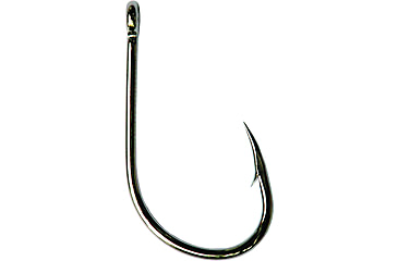 Image of Mustad Ultrapoint Big Gun Live Bait Hook, Opti Angle Needle Point, Ringed Eye, Black Nickel, Size 1/0, 10 per Pack, 10829BLN-1/0-UV0