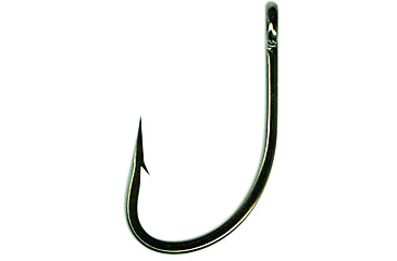 Image of Mustad UltraPoint Live Bait Hook, Needle Point, 3X Short Shank, OShaughnessy, Ringed Eye, Black Nickel, Size 3/0, 6 per Pack, 9174NP-BN-3/0-5U