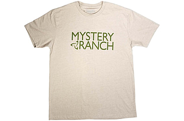 Image of Mystery Ranch MR Logo T-Shirts - Mens, Oatmeal Heather, Large, 112592-252-40