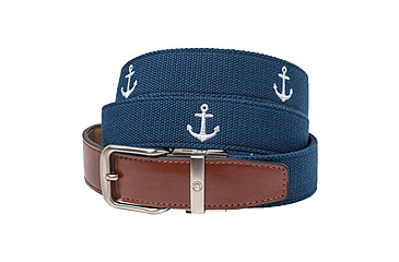 Image of Nexbelt Embroidered Belt, Anchor, Up to 50&quot; Waist, CEP4894