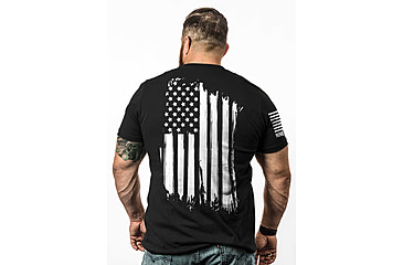 Image of Nine Line America Graphic T-Shirts - Mens, Black, Small AMERICA-TS-BLACK-S