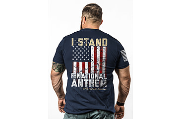 Image of Nine Line I Stand Graphic T-Shirts - Mens, MidnightNavy, Small STANDV2-TS-MIDNIGHTNAVY-S